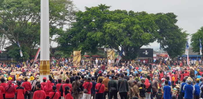 Kemeriahan Festival Wiwit Mbako di Temanggung