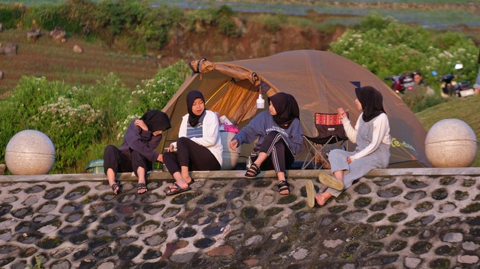 Begini Indahnya Berkemah di Embung Bansari Image